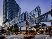 Flood barriers and waterproof panels installed in Brickell for hurricane flood protection