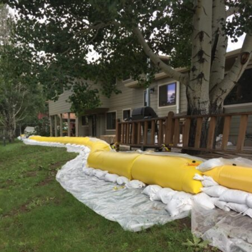 Guppy Water-Filled Flood Tubes for Residential Flood Protection